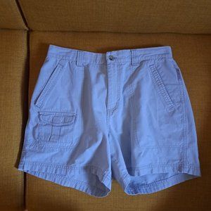 Columbia Multi-Pocket Khaki Tan Cotton Hiking shorts Size 10